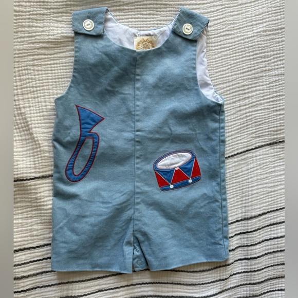 Sir Propers Romper - Clubhouse Couture (Wood Boat Blue) | Beaufort Bonnet